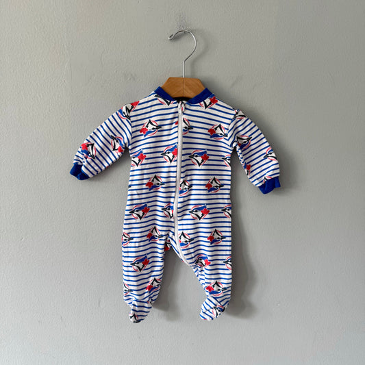 MLB x Snugabye / Toronto Blue Jays romper / 0-3M