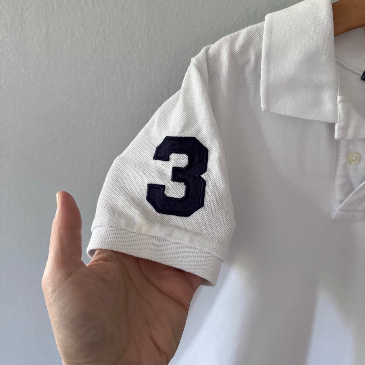 Polo Ralph Lauren / White polo shirt / 7Y