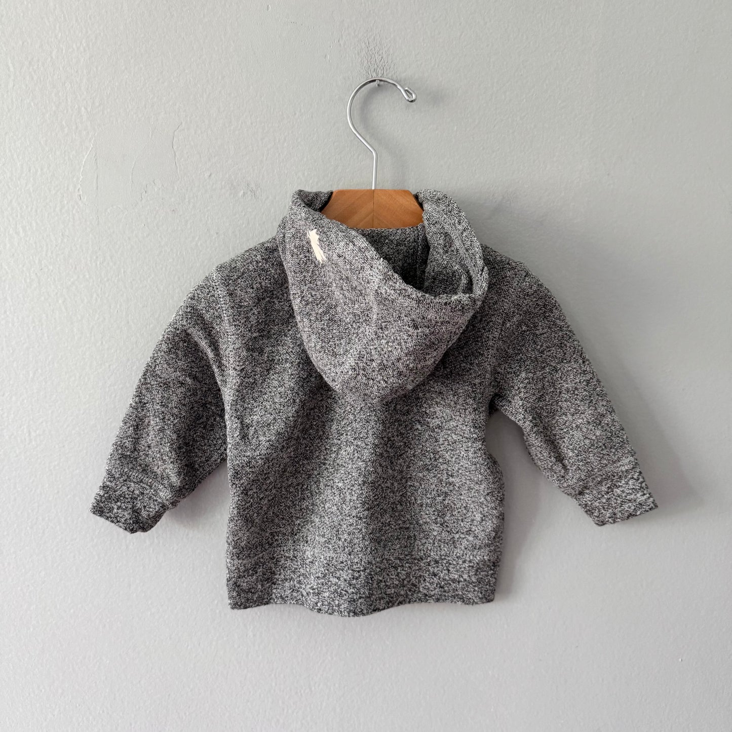 Roots / Salt and pepper zip up hoodie / 3-6M