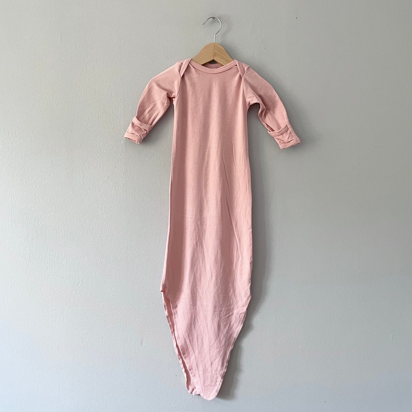 Westcoast Baby / Pink long sleeve gown / 0-6M