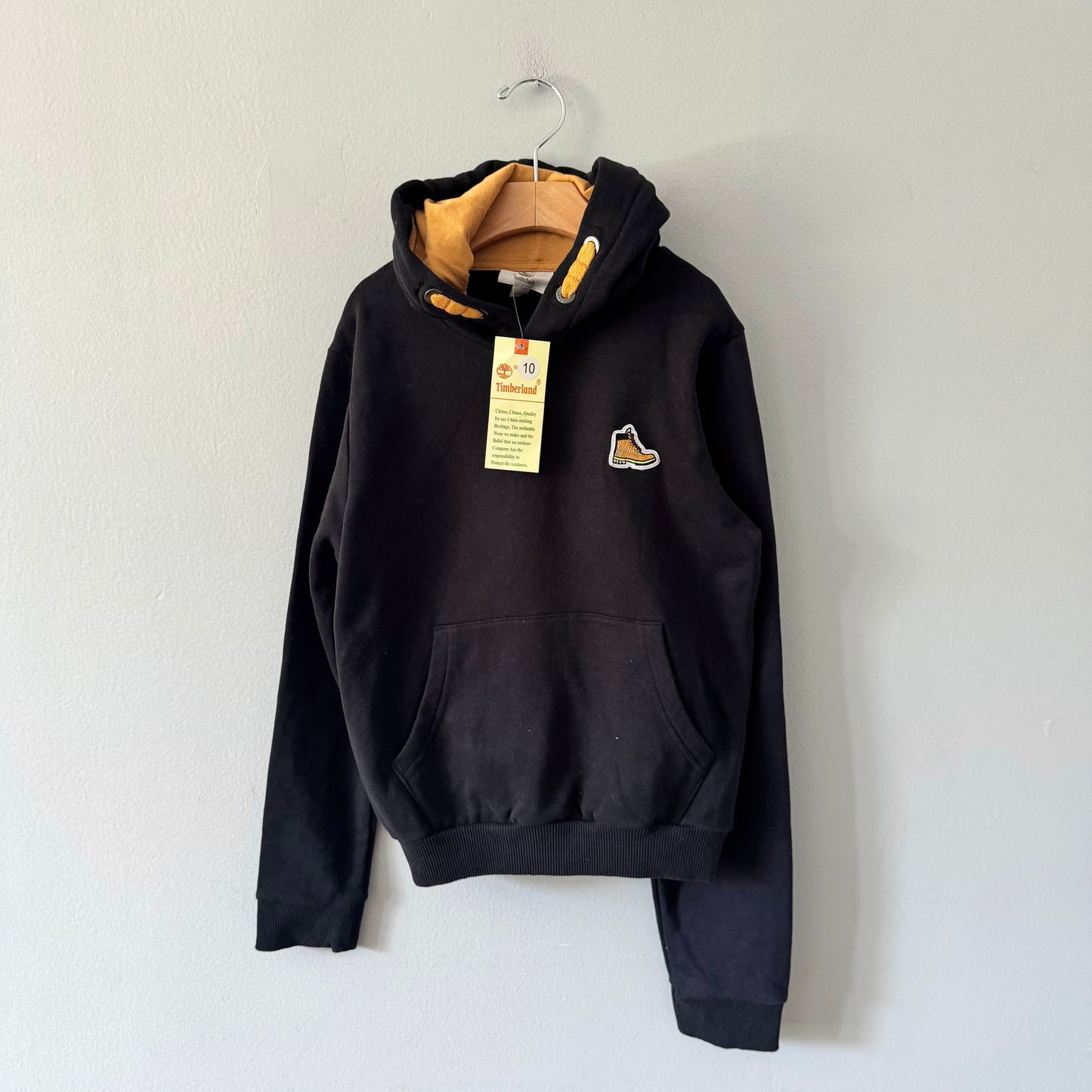 Timberland / Black hoodie / 10Y - New with tag *Check Description*