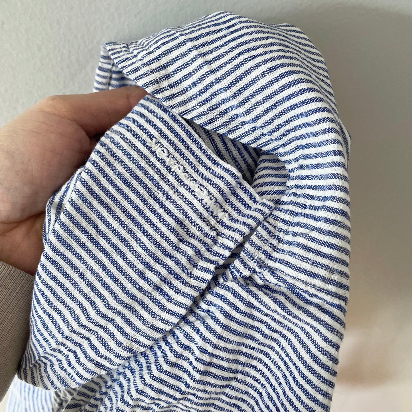 Janie & Jack / Linen x cotton shirt / 6Y