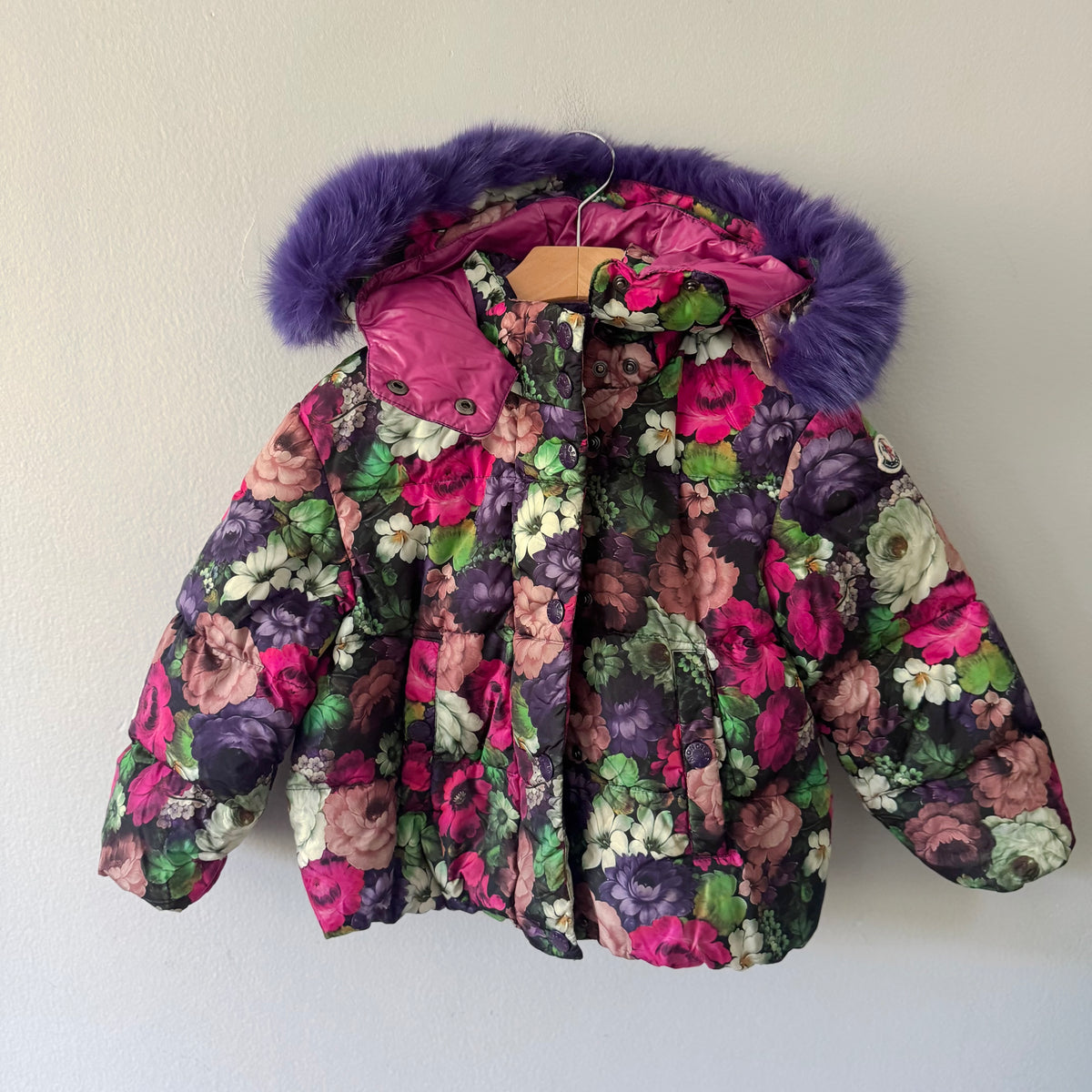 Moncler / Floral puffer jacket / 3T