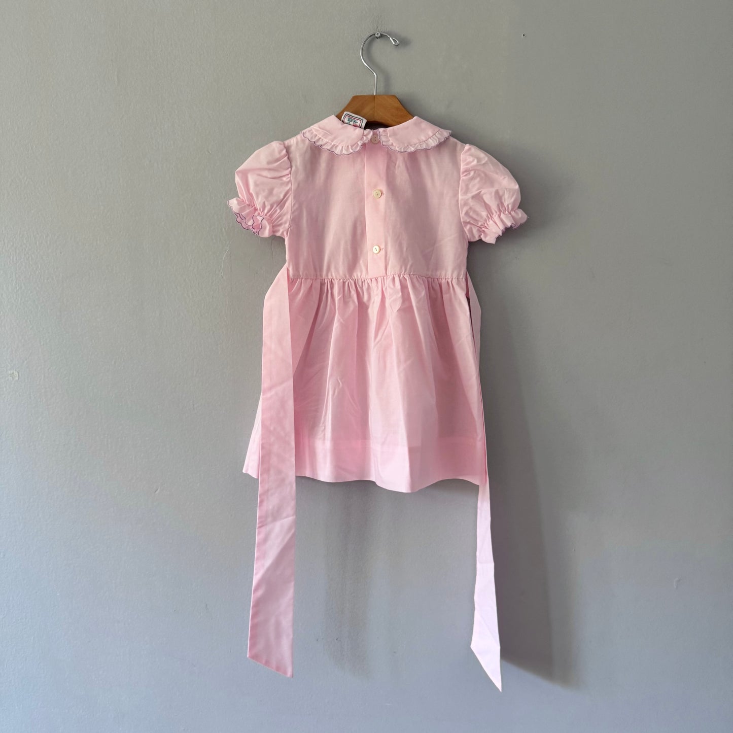 Vintage / Light pink blouse dress / 3Y