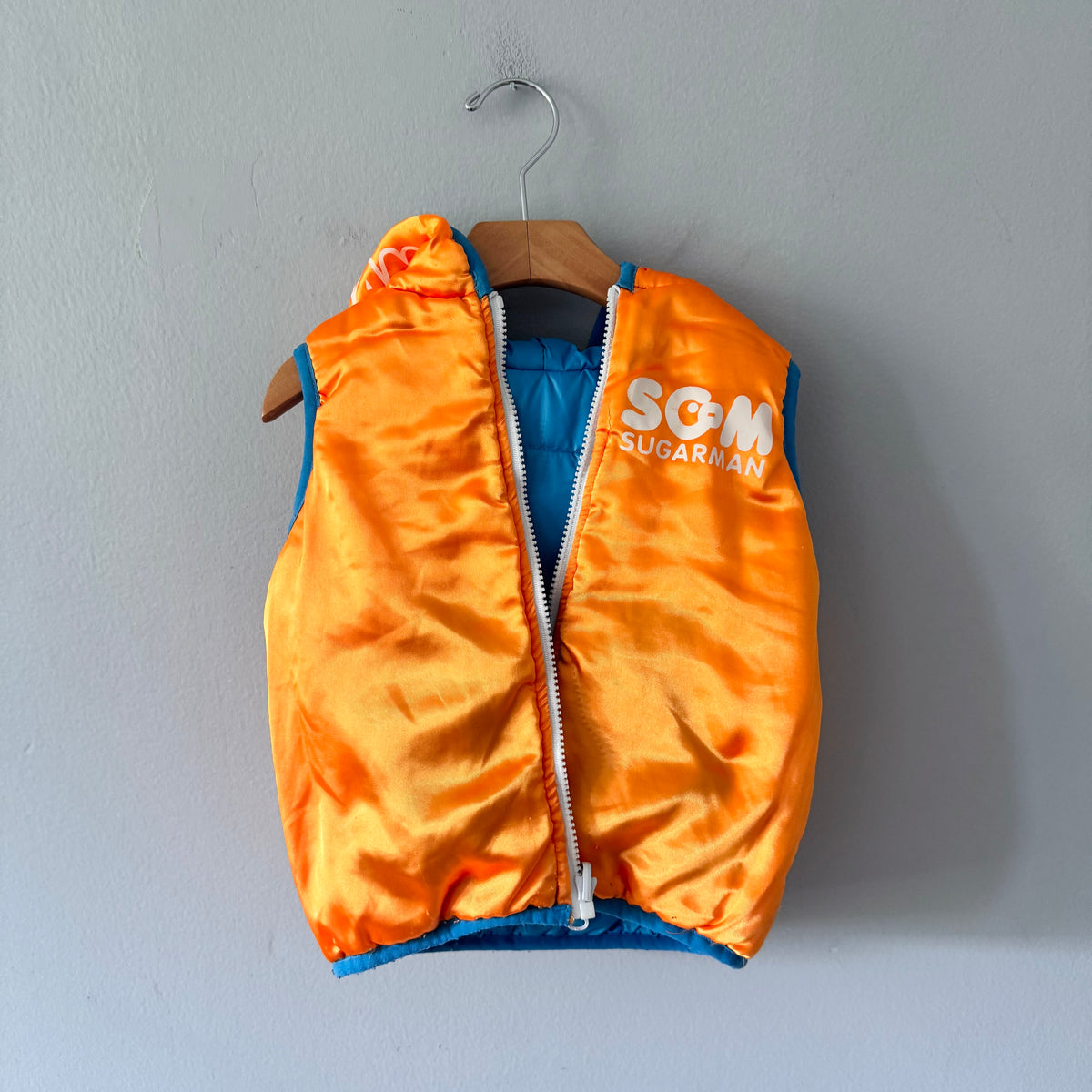 Sugarman / Blue puffer vest / 1Y
