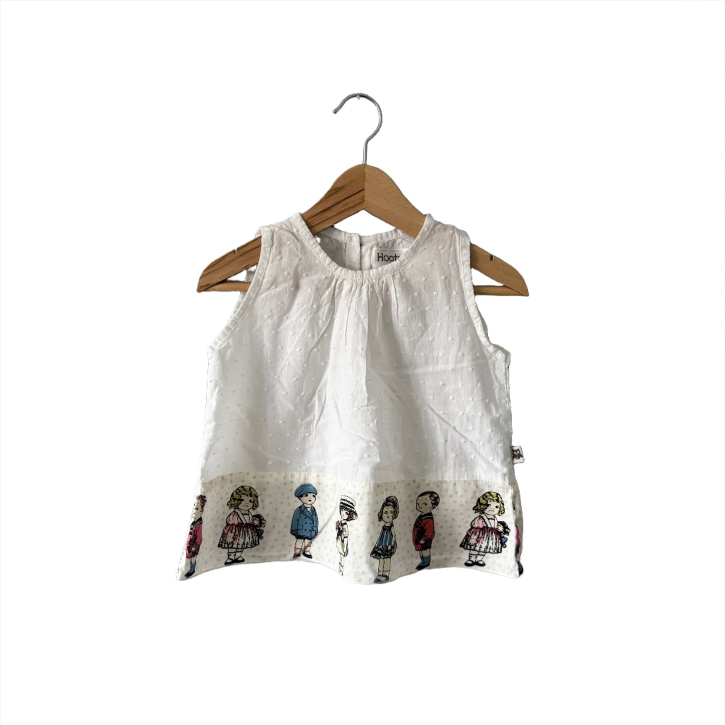 Hootsie / White tank blouse  / 18-24M