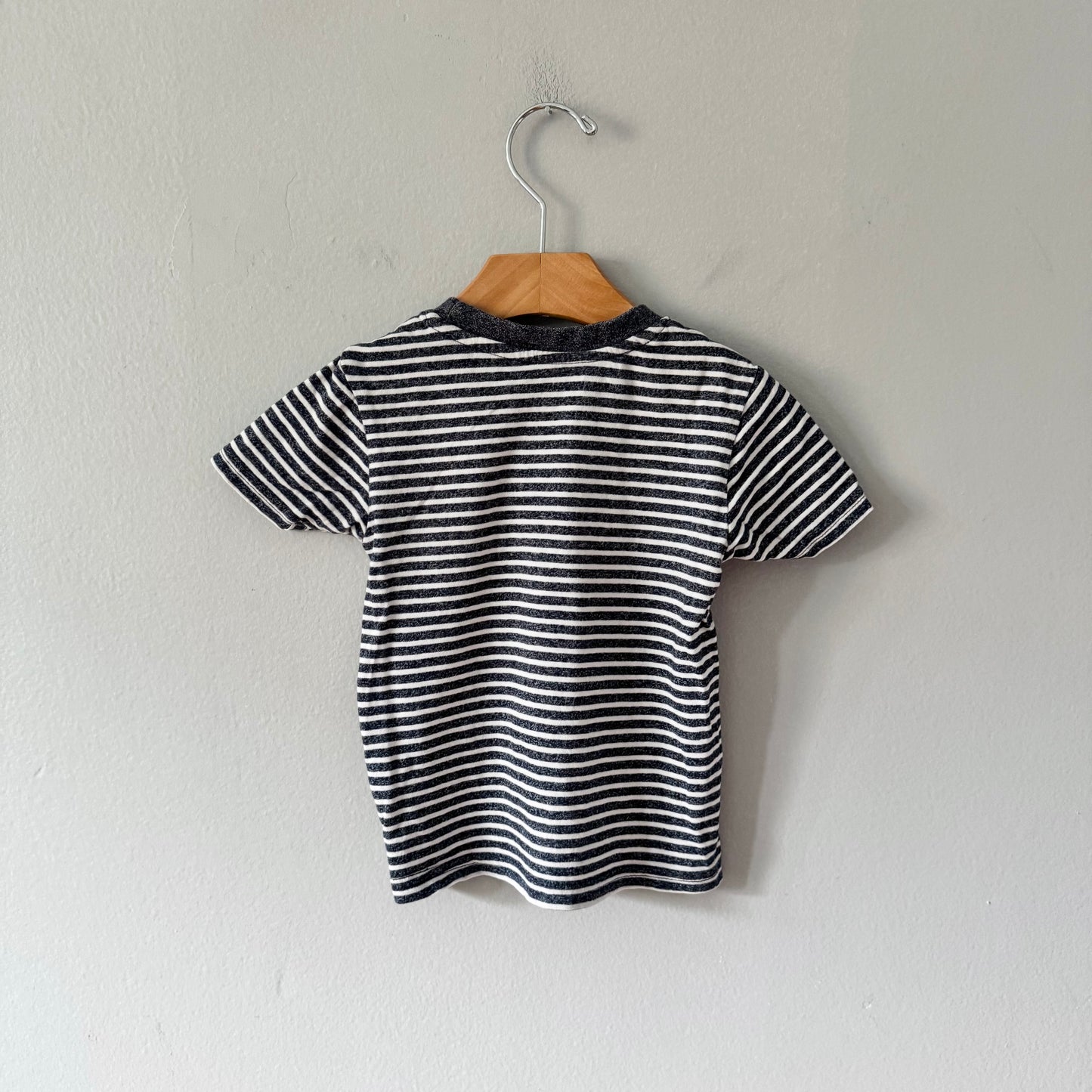 Primark / Navy stripe T-shirt / 18-24M