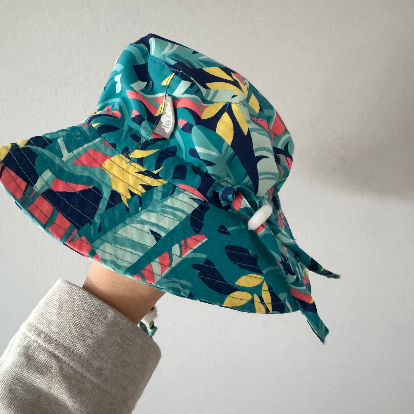 Jan & Jul / Chapeau de soleil vert / TP(0-6M)