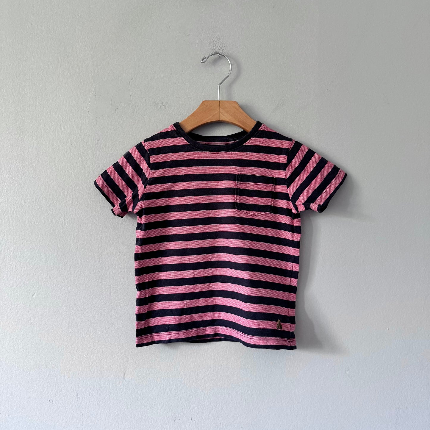 Gap / Red navy stripe T-shirt / 3Y