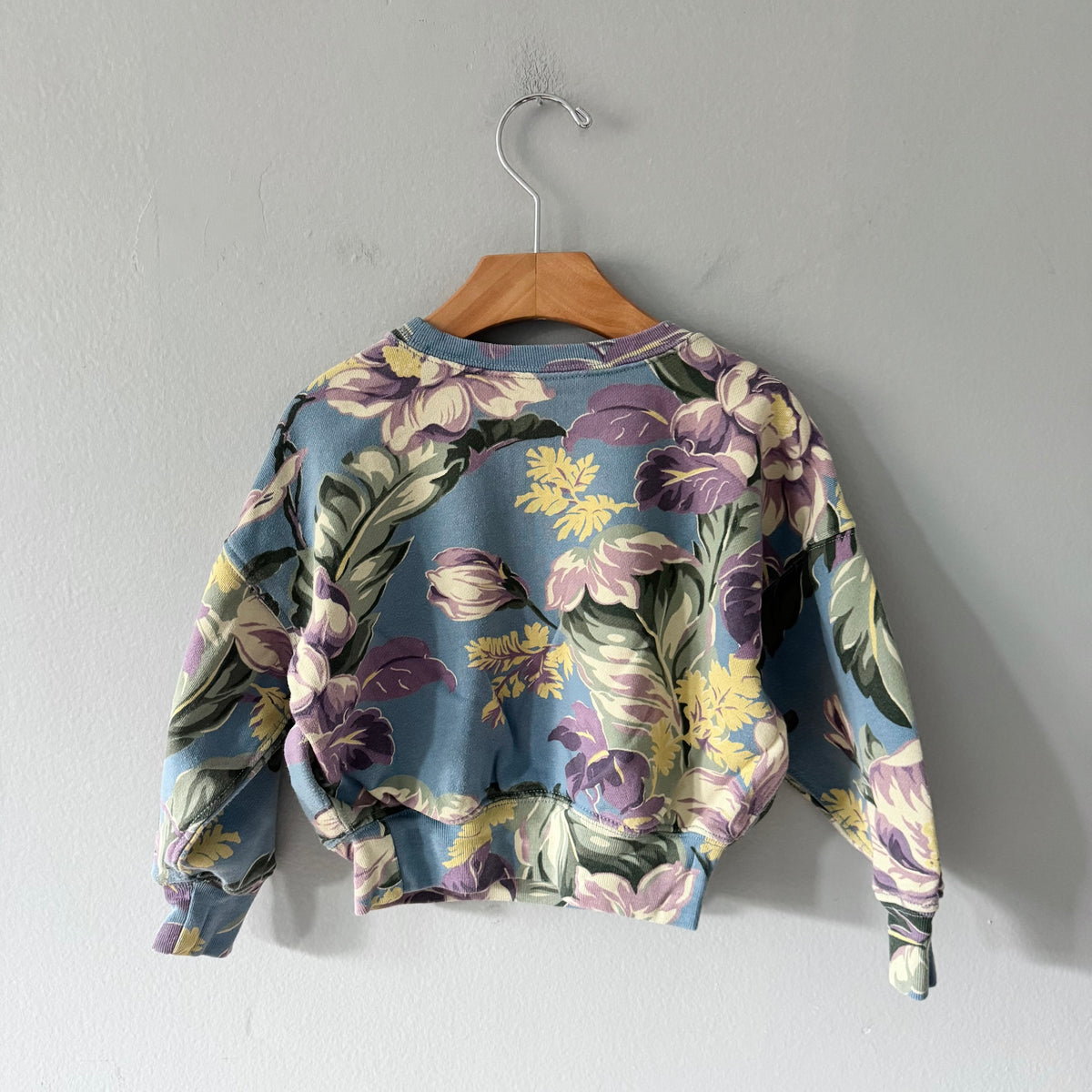 Polo Ralph Lauren / Blue floral sweatshirt / 3T