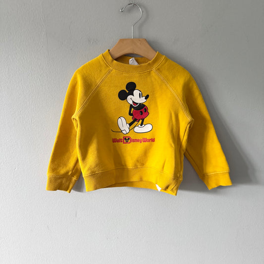 Disney / Mickey yellow sweatshirt / 4T