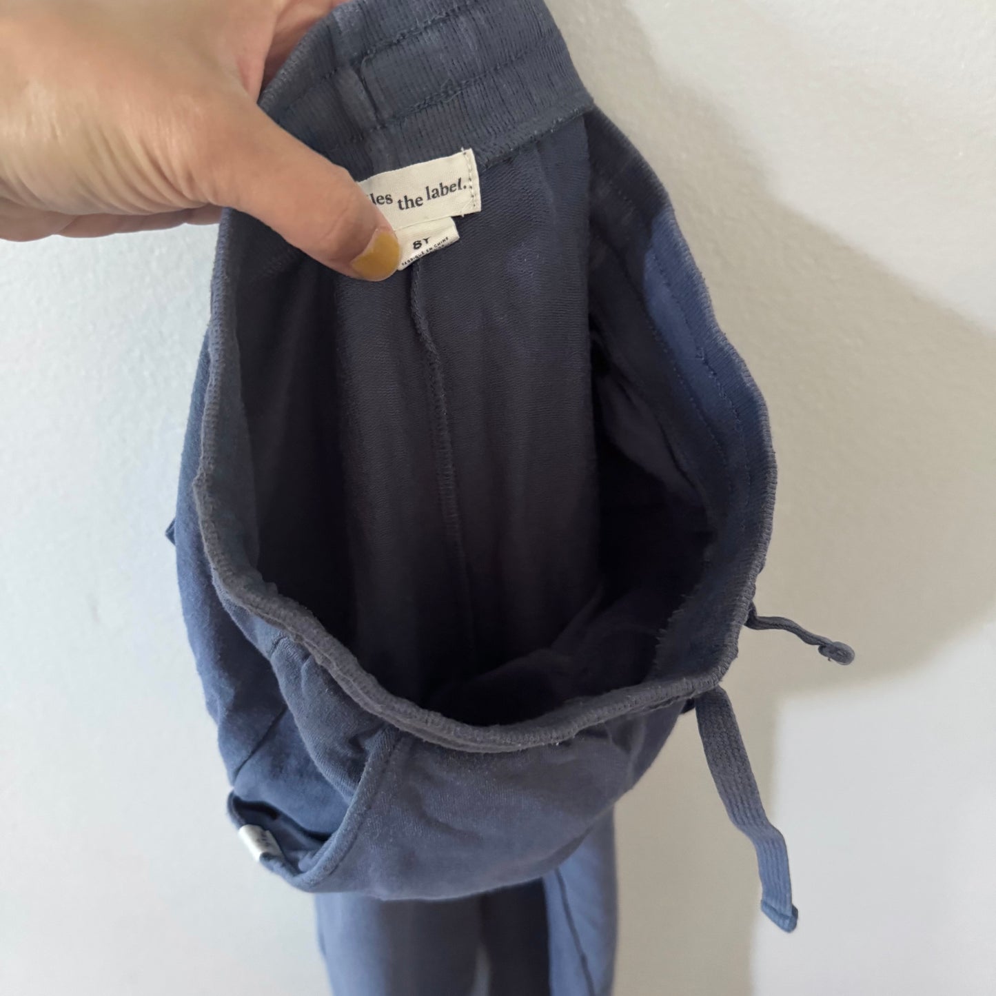 Miles the label / Navy sweatpants / 8Y