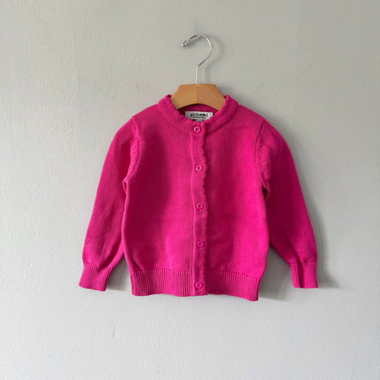 Girlhood / Pink cotton cardigan / 2-3Y