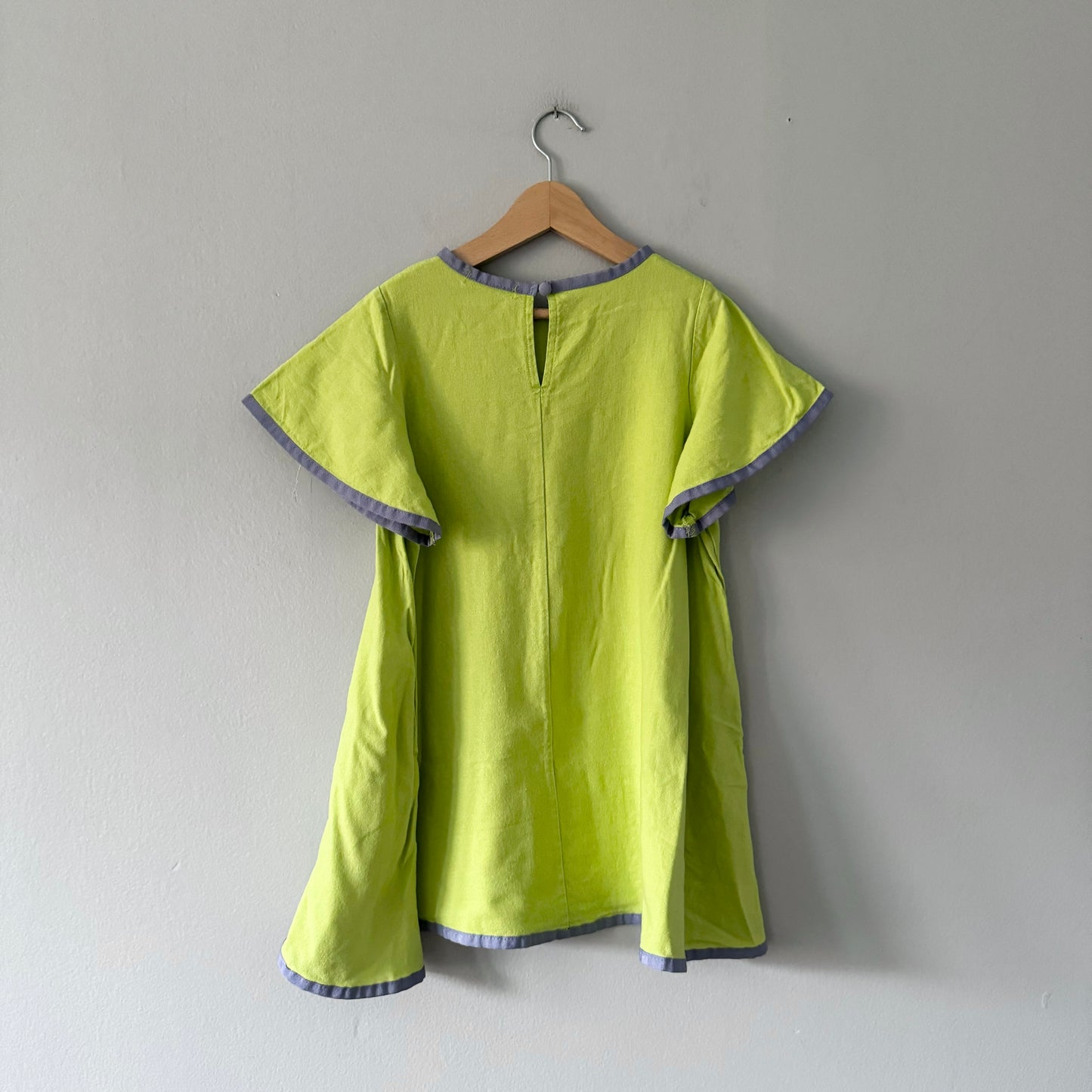 Markey's Calmia / Lime green short sleeve dress / 4-5Y