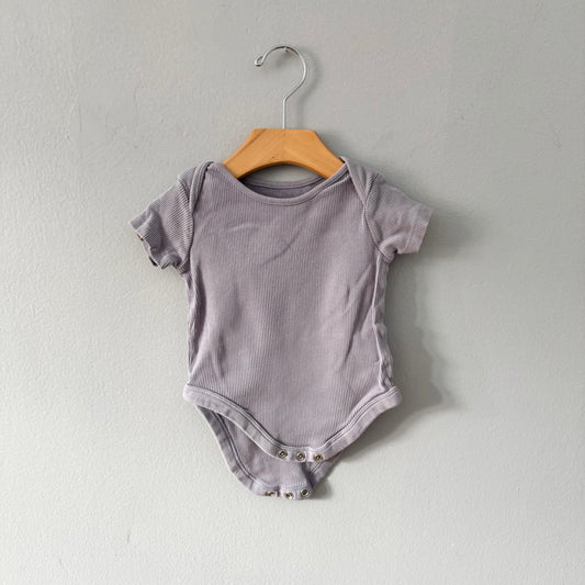 John Lewis / Purple onesie / 3-6M