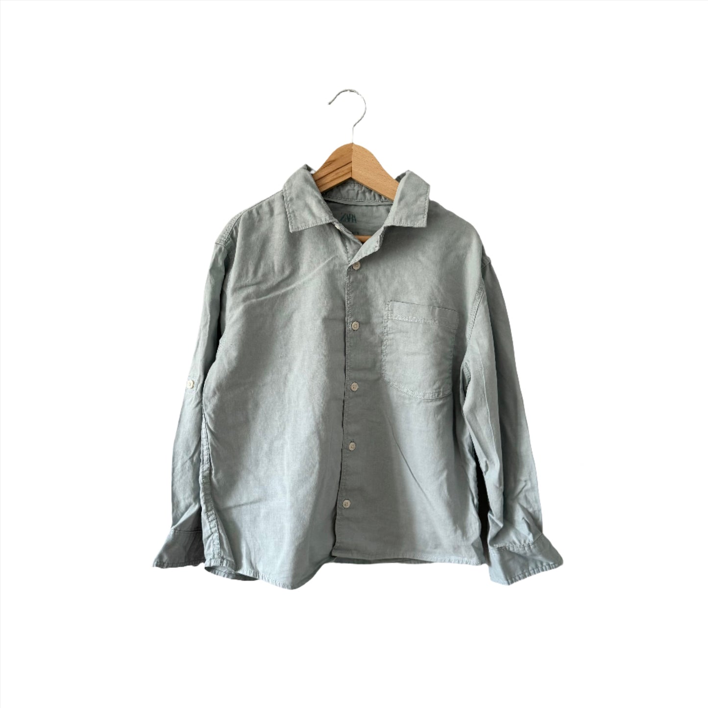 Zara / Linen mix shirt / 6Y