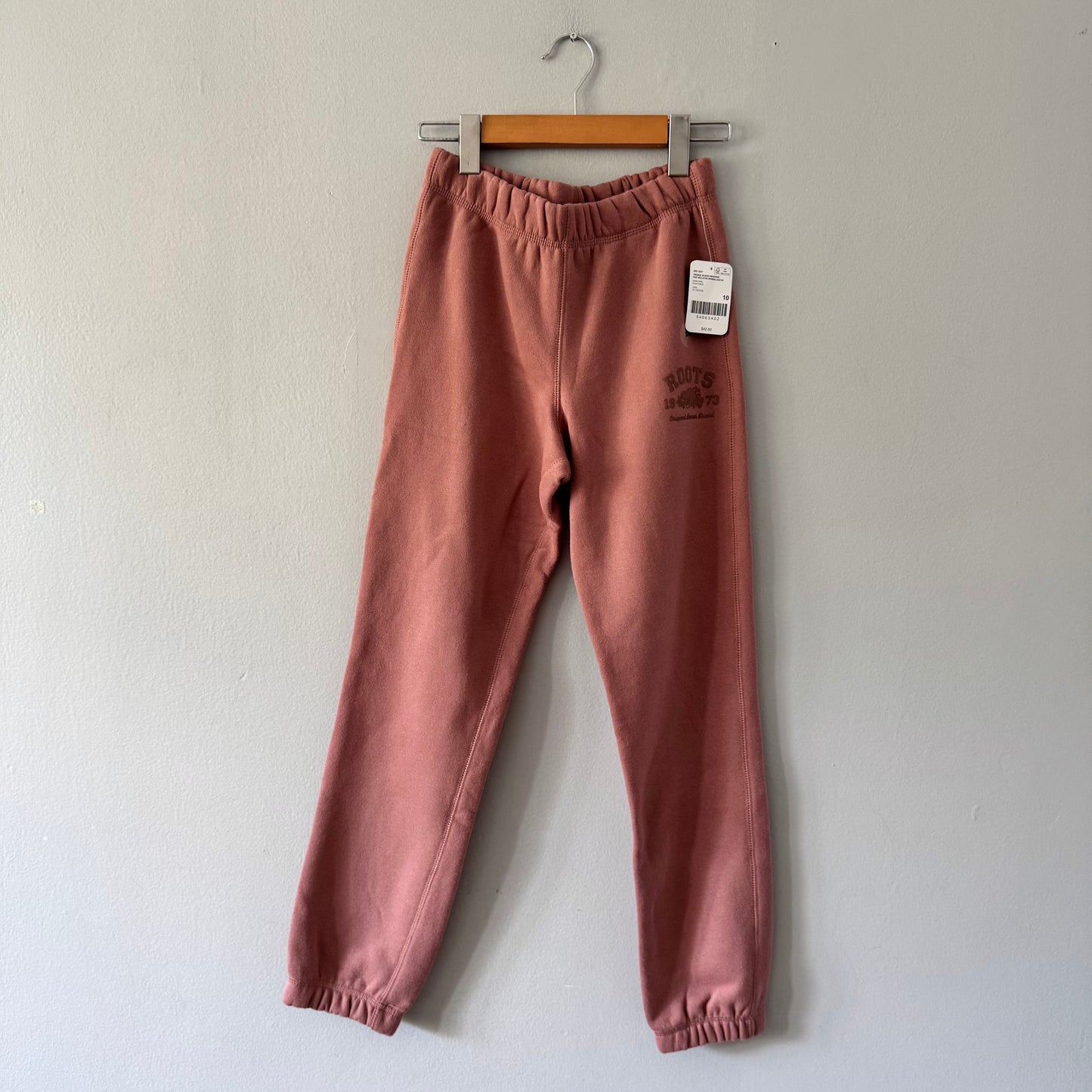 Roots / Pink brown sweatpants / 10Y - New with tag