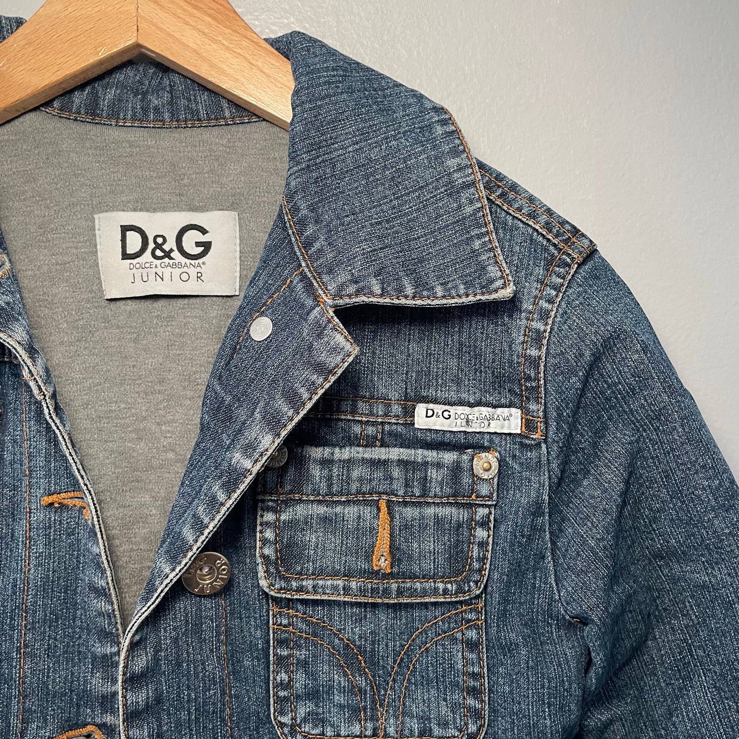 D&G Junior / Lined denim jacket / 6-7Y