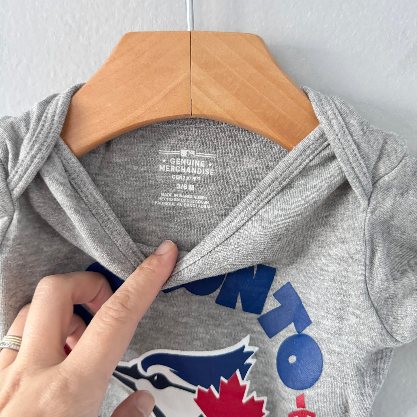 Grenouillère MLB / Toronto Blue Jays	/ 3-6 mois