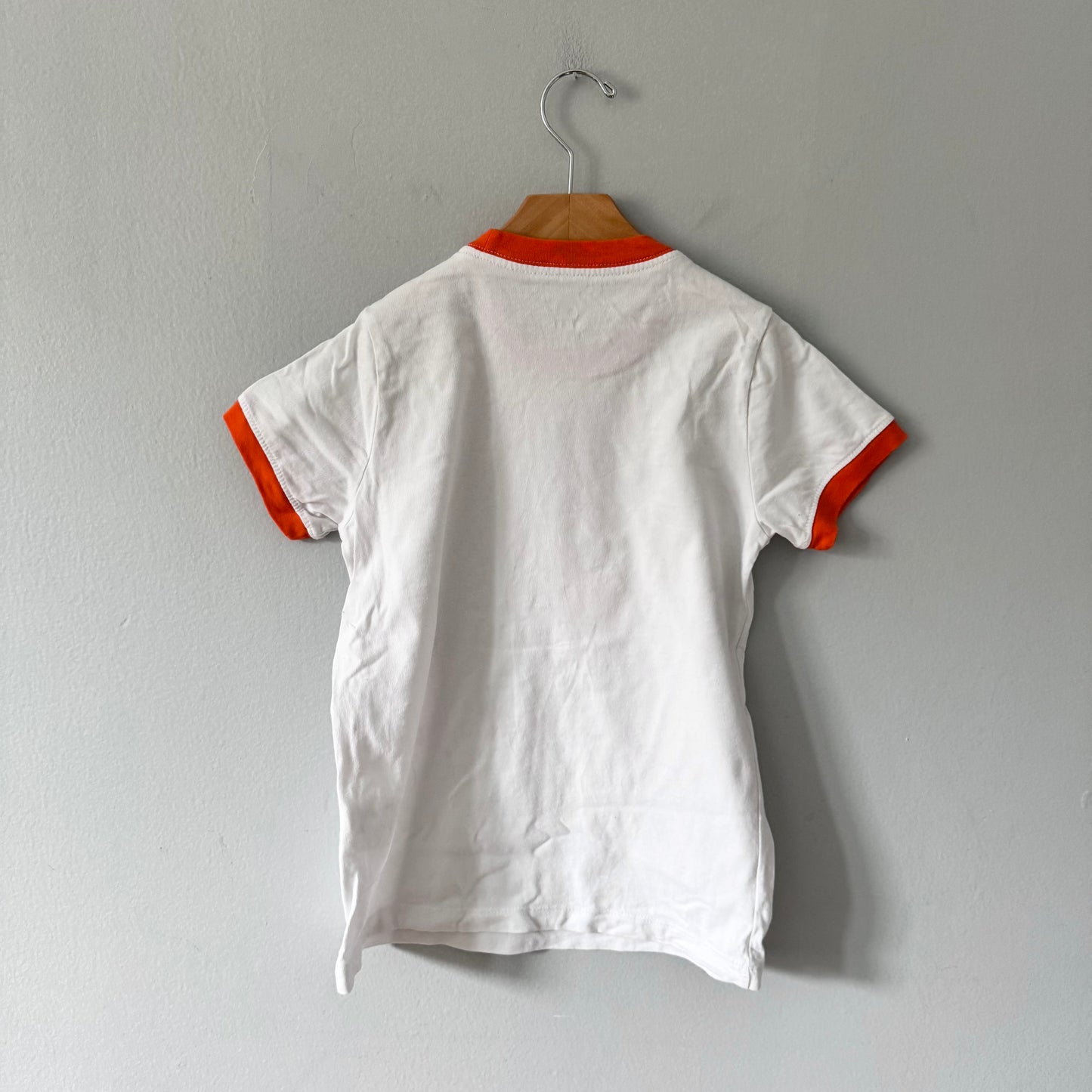 Nike / White x orange T-shirt / 7-8Y