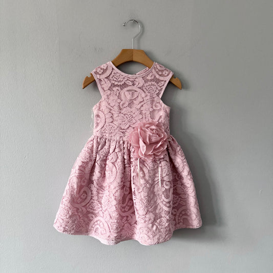 Pippa & Julie / Pink floral dress / 2Y