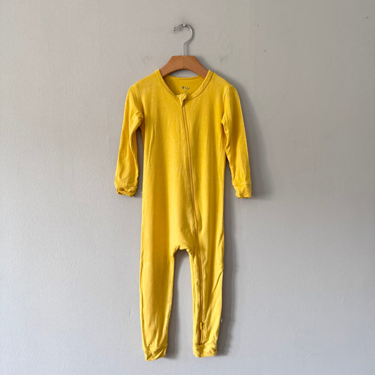Kyte / Yellow bamboo romper / 4T