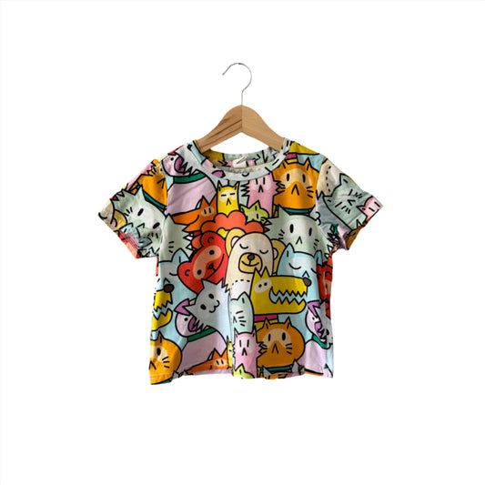 Shein / All animal T-shirt / 4Y