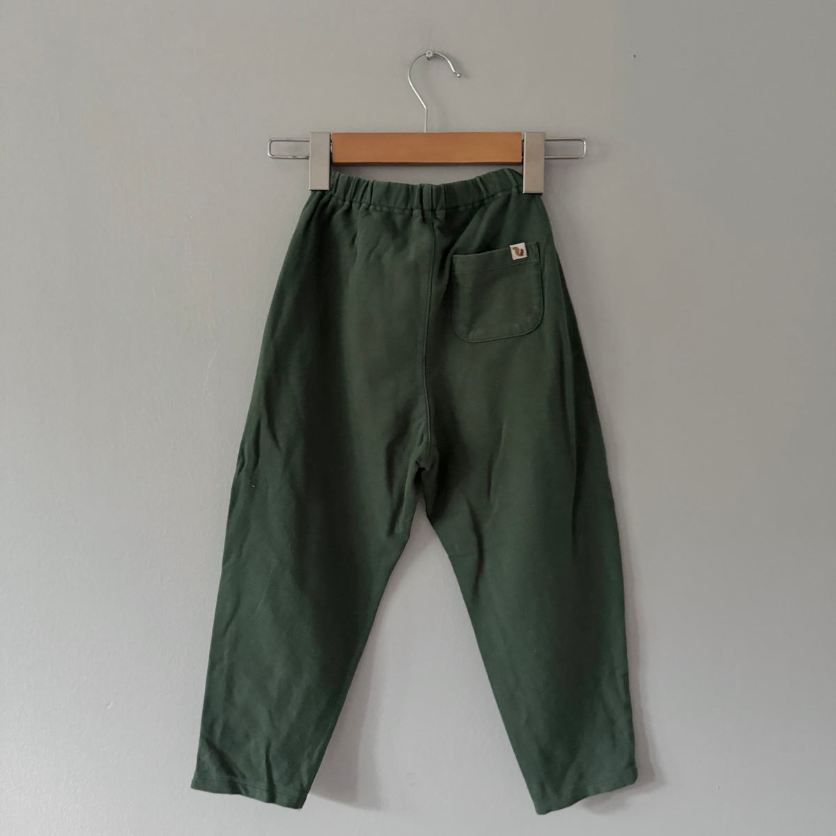 Uniqlo / Green soft pants / 3-4Y