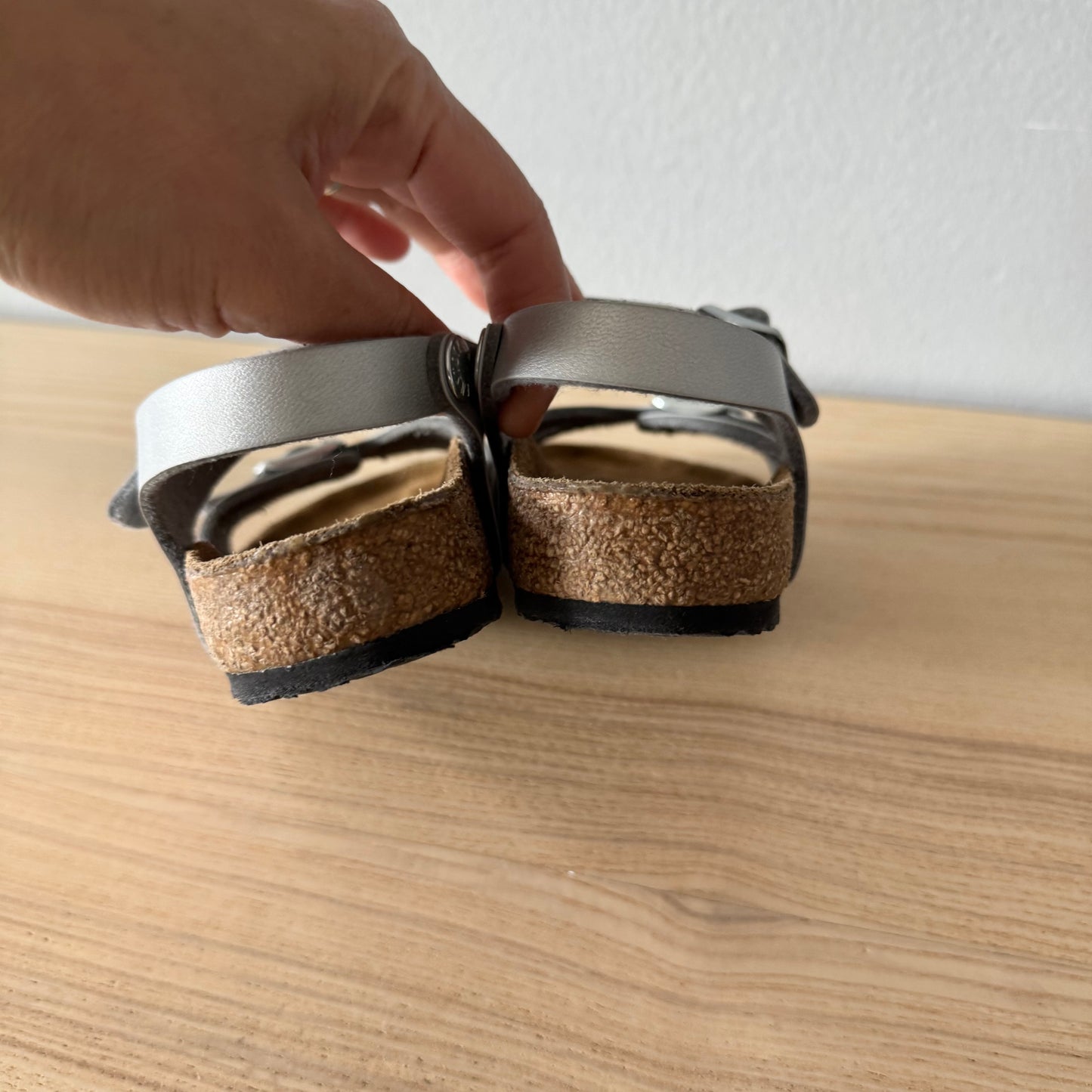 Birkenstock / Silver sandals / 28(US11-11.5)