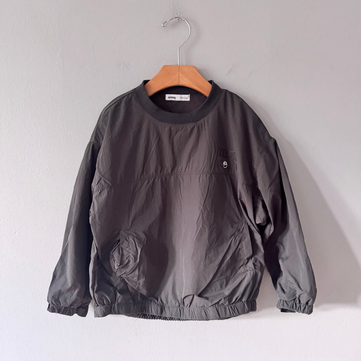 Sinsay / Grey nylon top / 3-4Y
