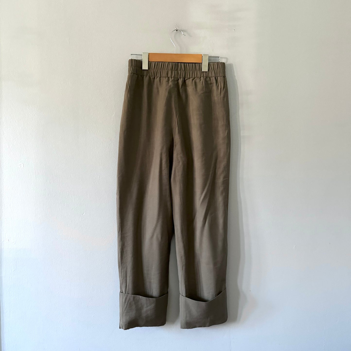 Zara / Khaki viscose pants / Women S