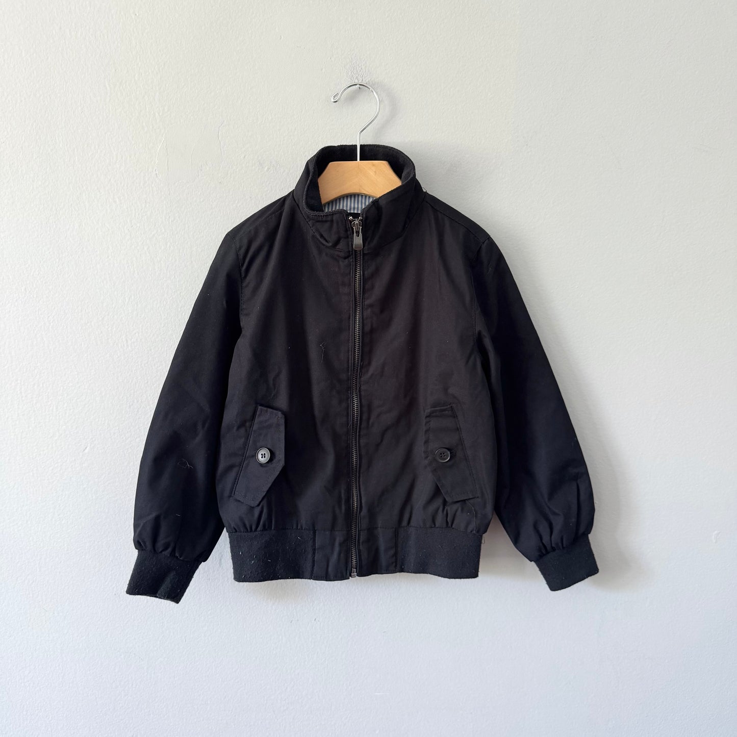 OVS kids / Black cotton bomber jacket / 4-5Y