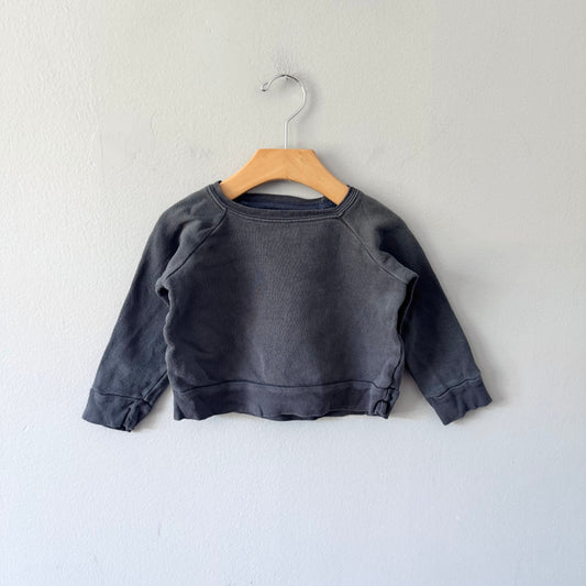 Mini mioche / Dark grey sweatshirt / 12-18M