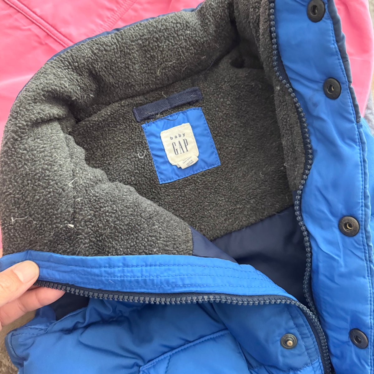 Gap / Blue puffer vest / 4Y