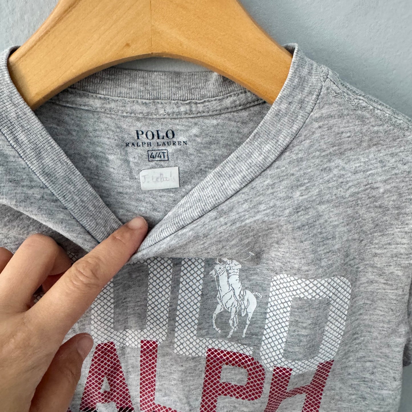 Polo Ralph Lauren / T-shirt gris clair / 4T