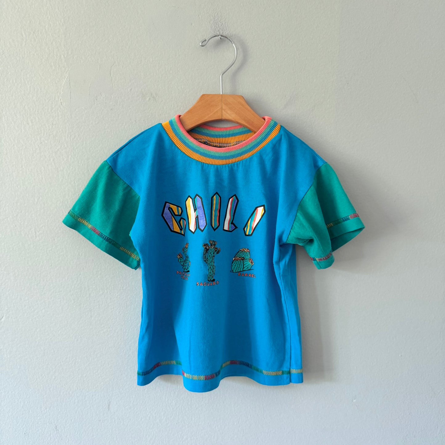 Vintage / Blue Chili T-shirt / 6Y