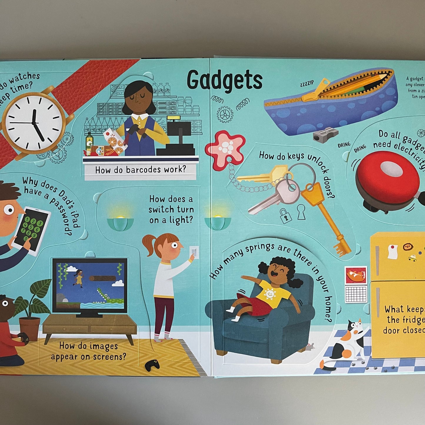 [Brand New] Usborne Lift-the-flap: Questions and Answers - How Does it Work?