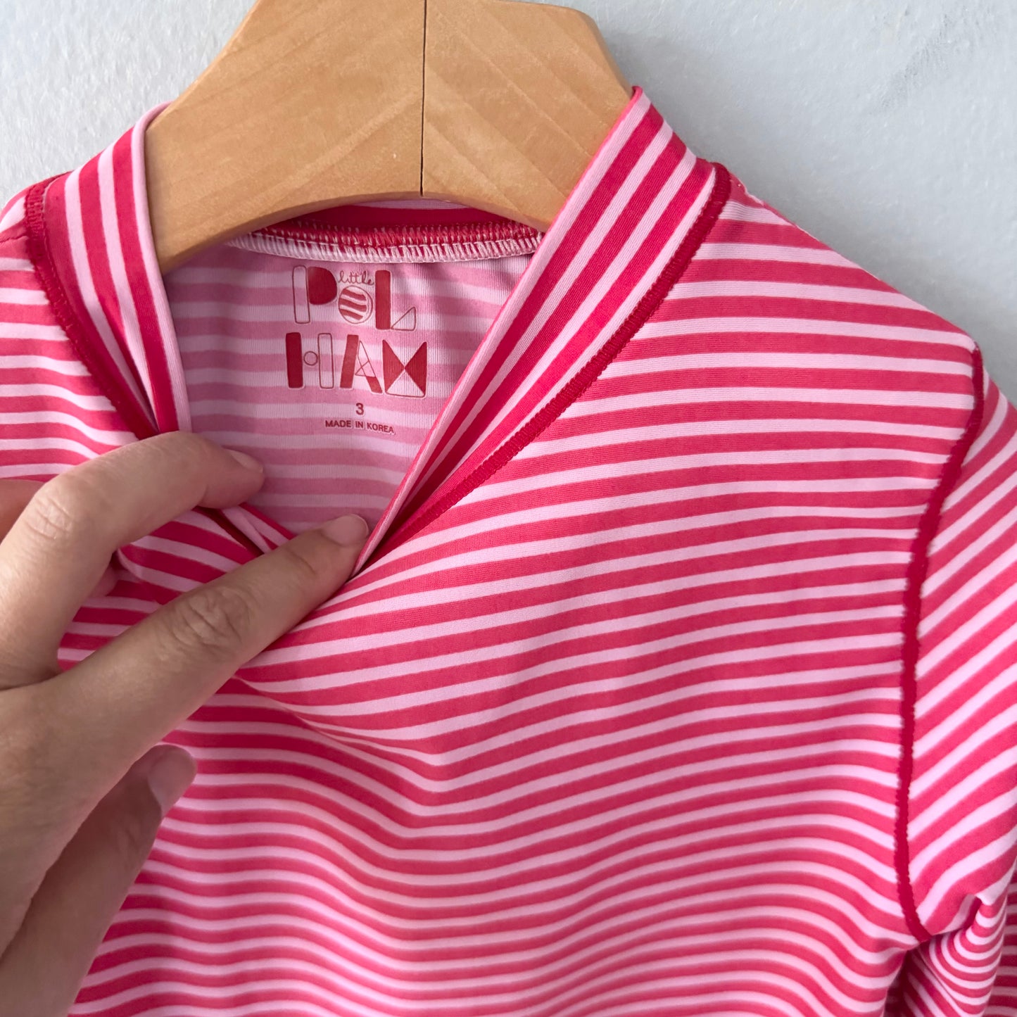 Little Polham / Stripe rash guard / 3T
