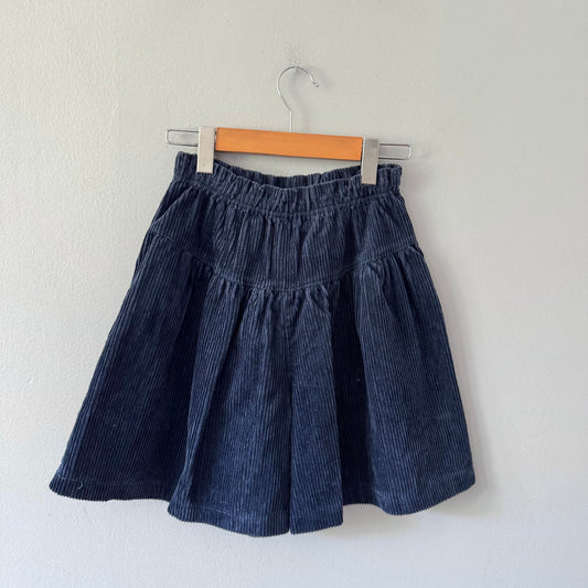 Vintage Krickets / Black corduroy wide shorts / 10Y