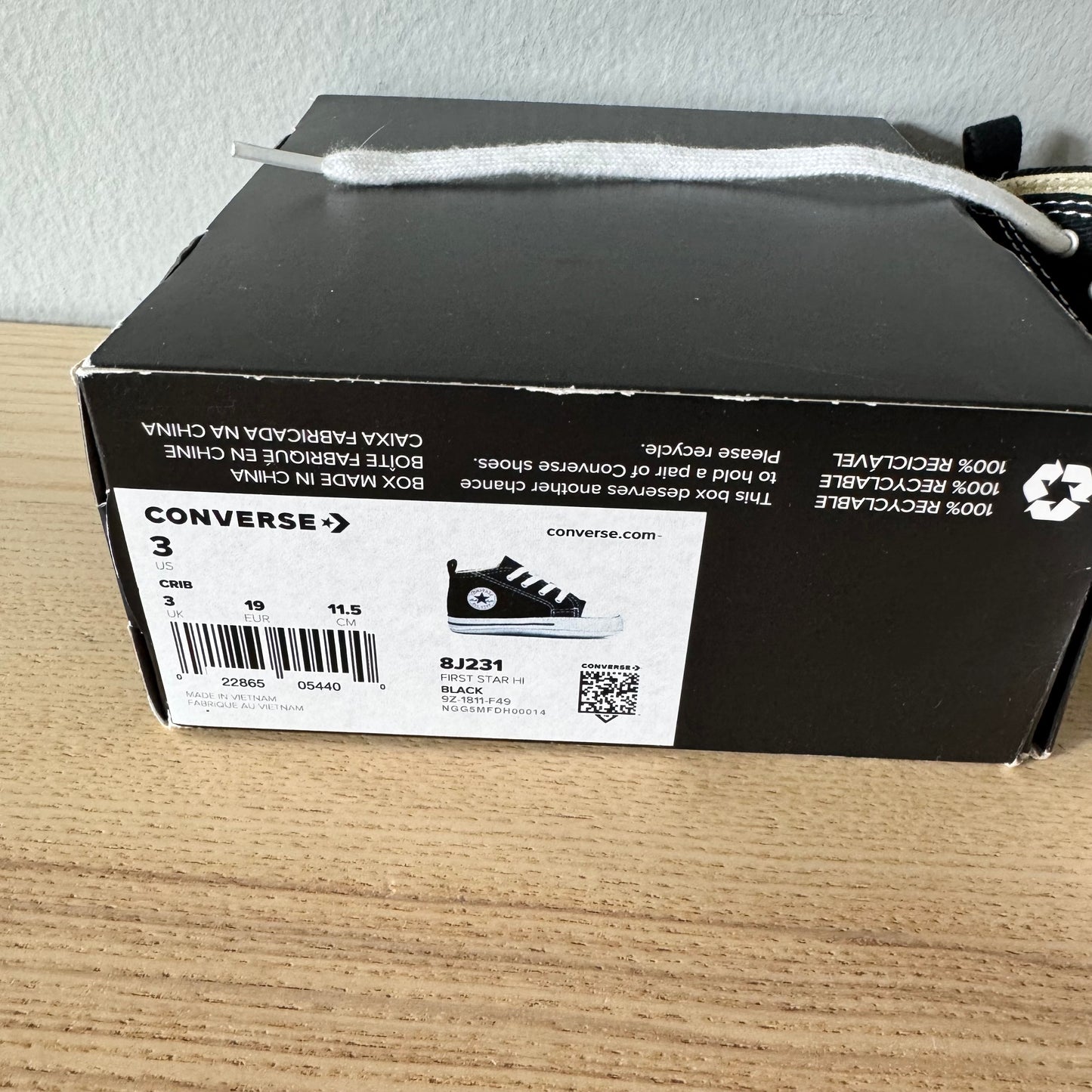 Converse / Crib shoes / US3