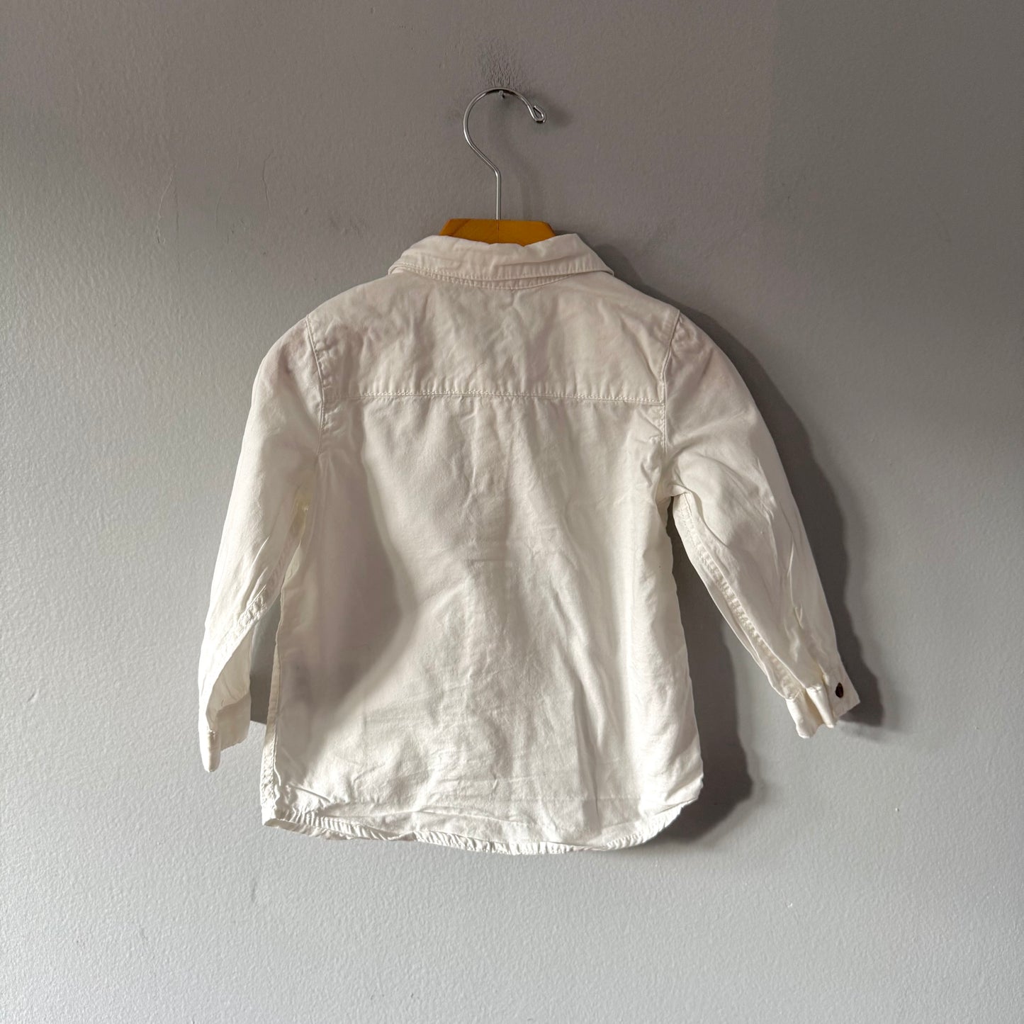 H&M / White cotton shirt / 12-18M
