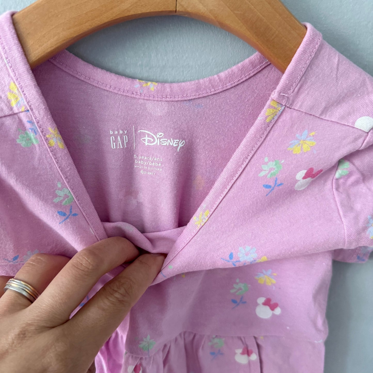 Gap x Disney / Pink Minnie dress / 5Y