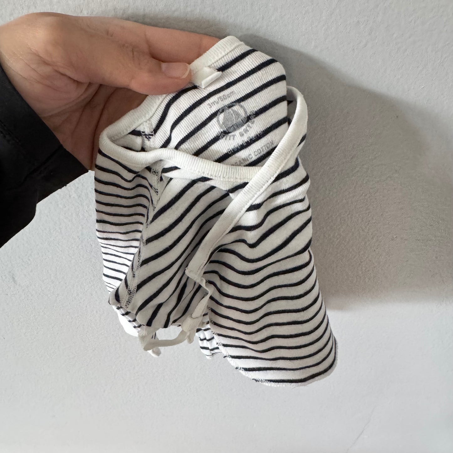 Petit Bateau / Stripe long sleeve set / 3M