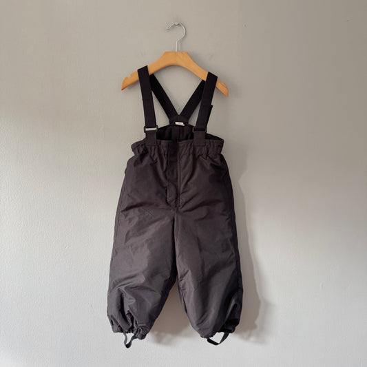 H&M / Black snow pants / 18-24M