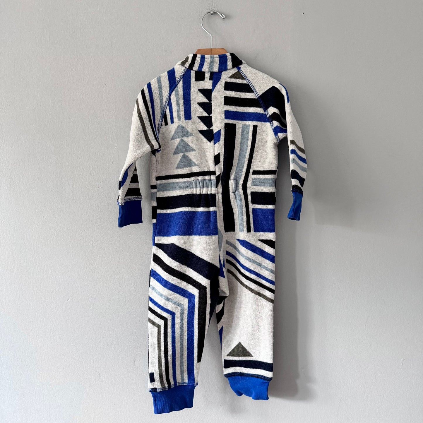 Reima / Blue fleece bunting suit / 86