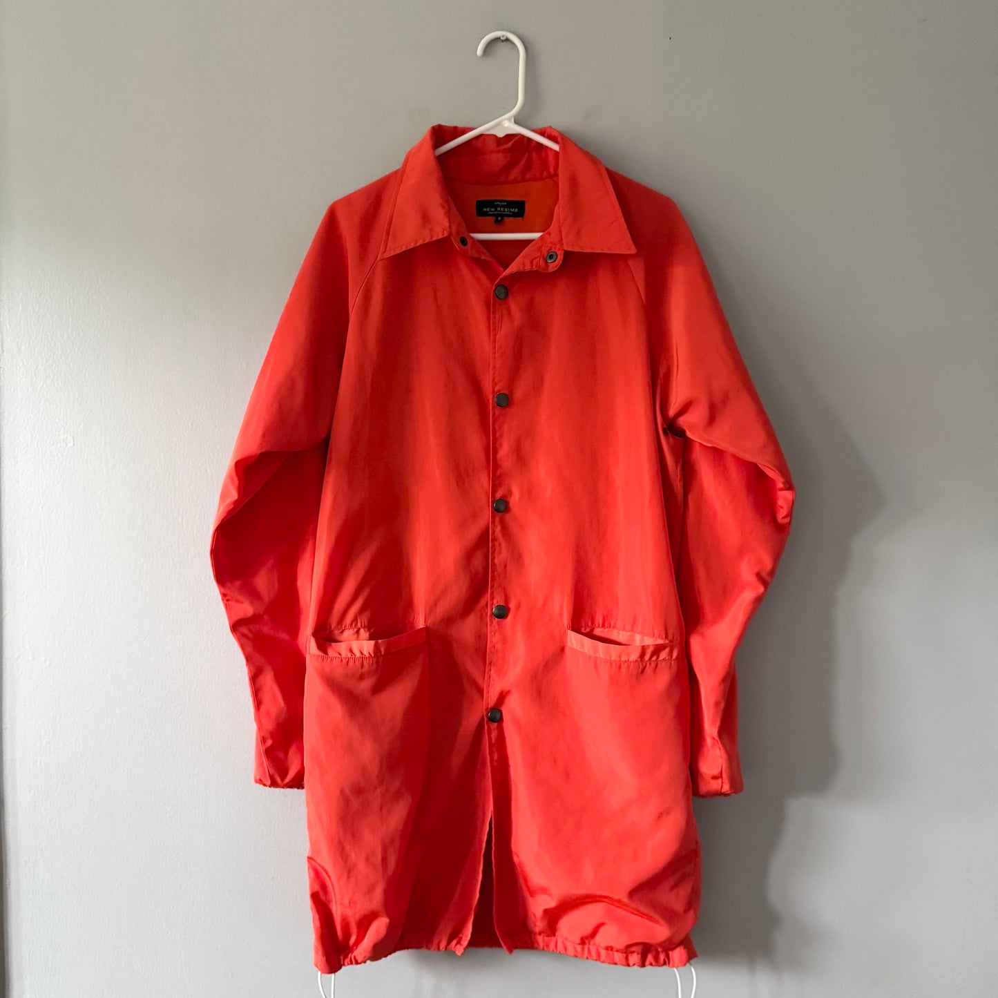 Atelier New Regime / Orange nylon jacket / Men S