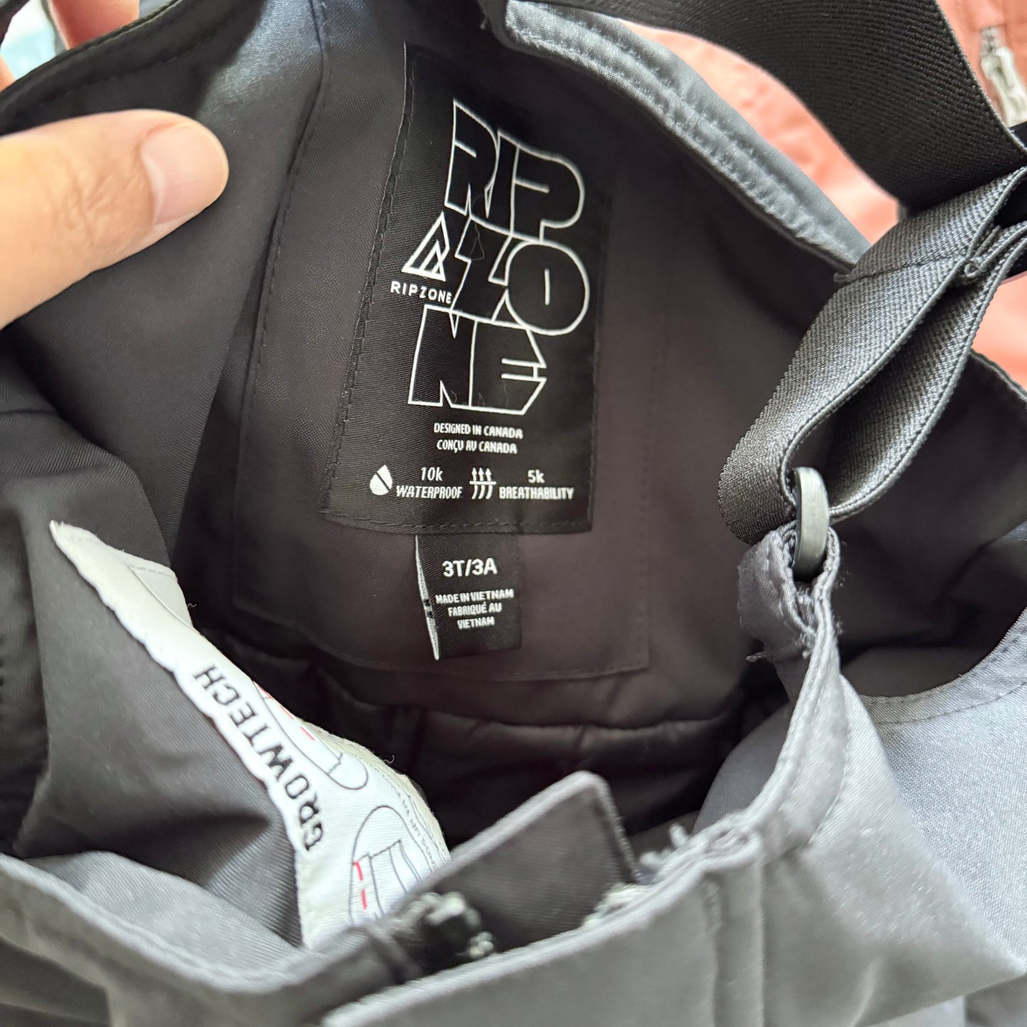 Ripzone / Black snow pants / 3T