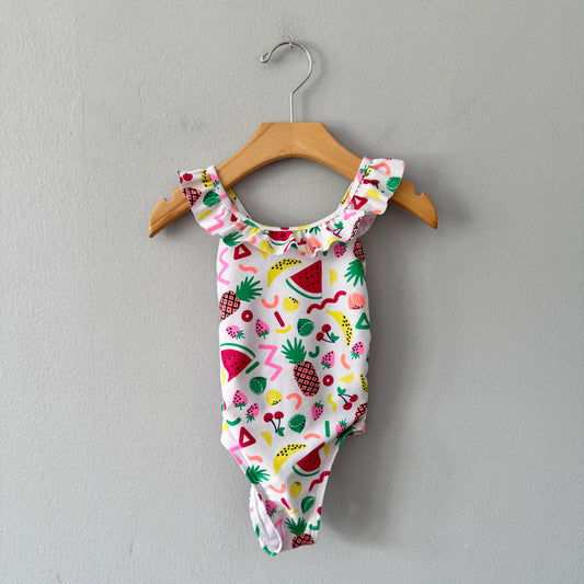 Joe Fresh / White x fruits swimwear / 12-18M