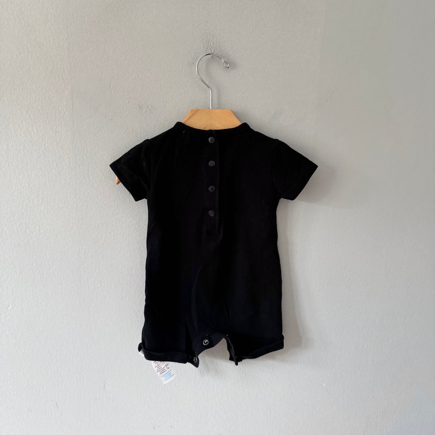 Miles the label / Black short sleeve romper / 3M