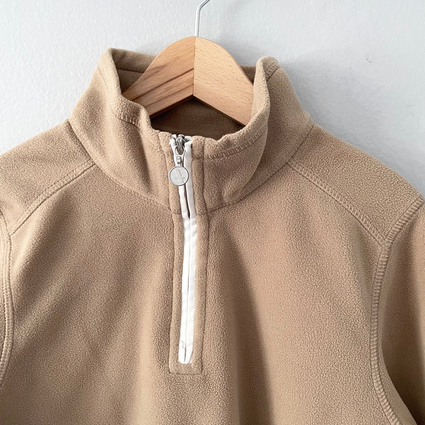 Aigle / Beige fleece half zip / 10Y